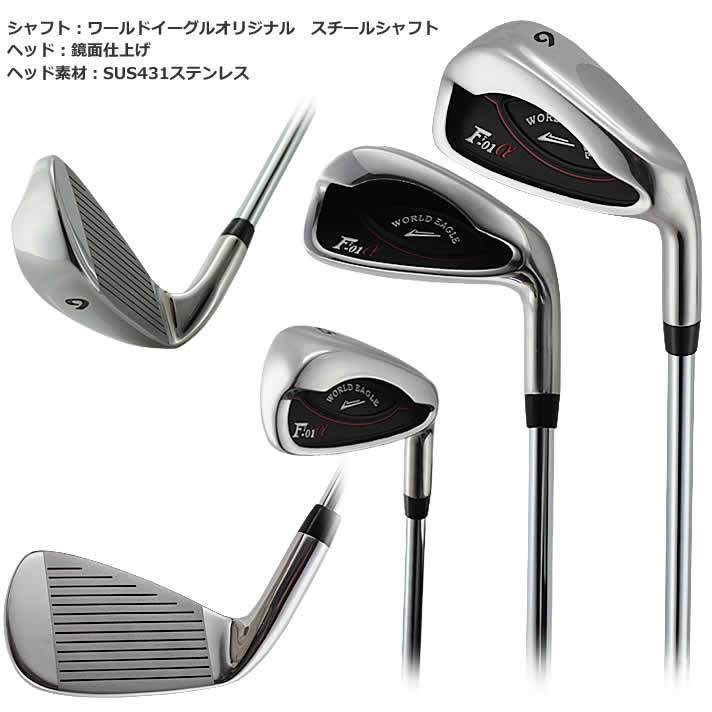 WORLD EAGLE アイアンセット ゴルフクラブ ワールドイーグル メンズ F