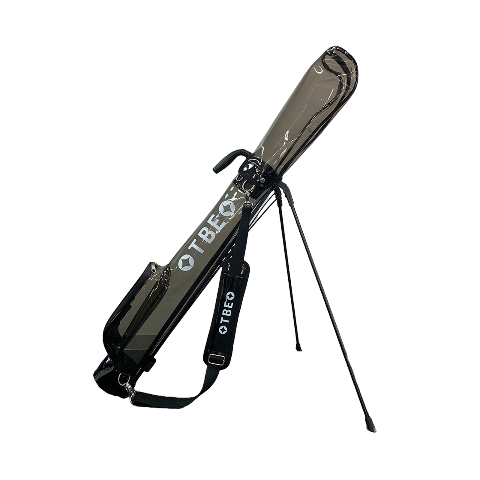 飛衛門 フード付スタンドクラブケース 透明黒 T-SB-BK 【IR】 飛衛門 フード付スタンドクラブケース 透明黒 T-SB-BK 【IR