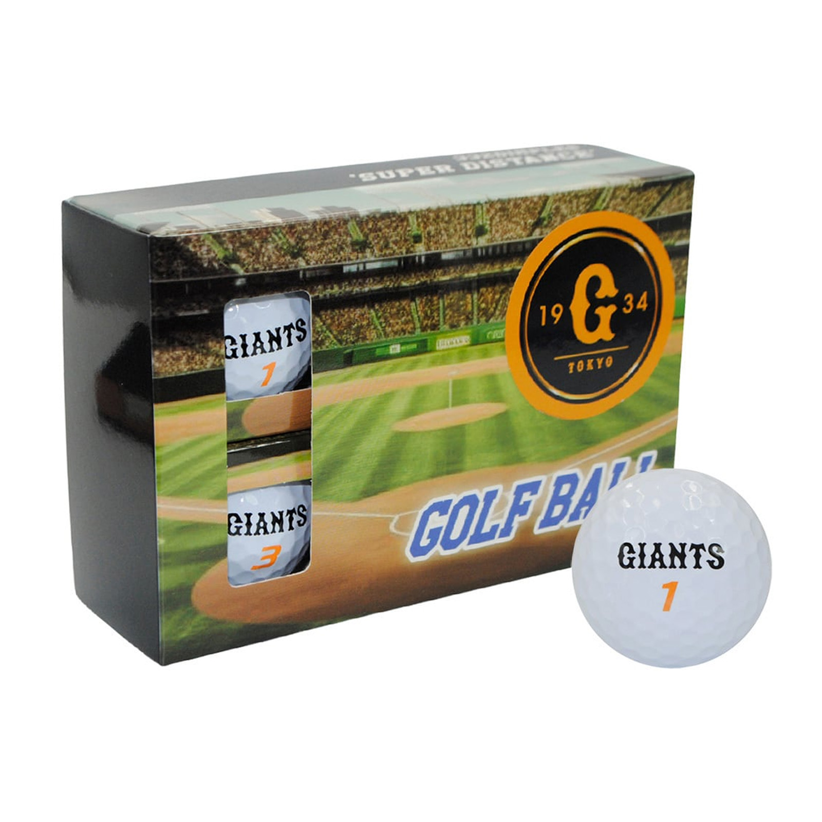 プロ野球！NPB！読売ジャイアンツ ゴルフボール 6個入り YGBA-4770