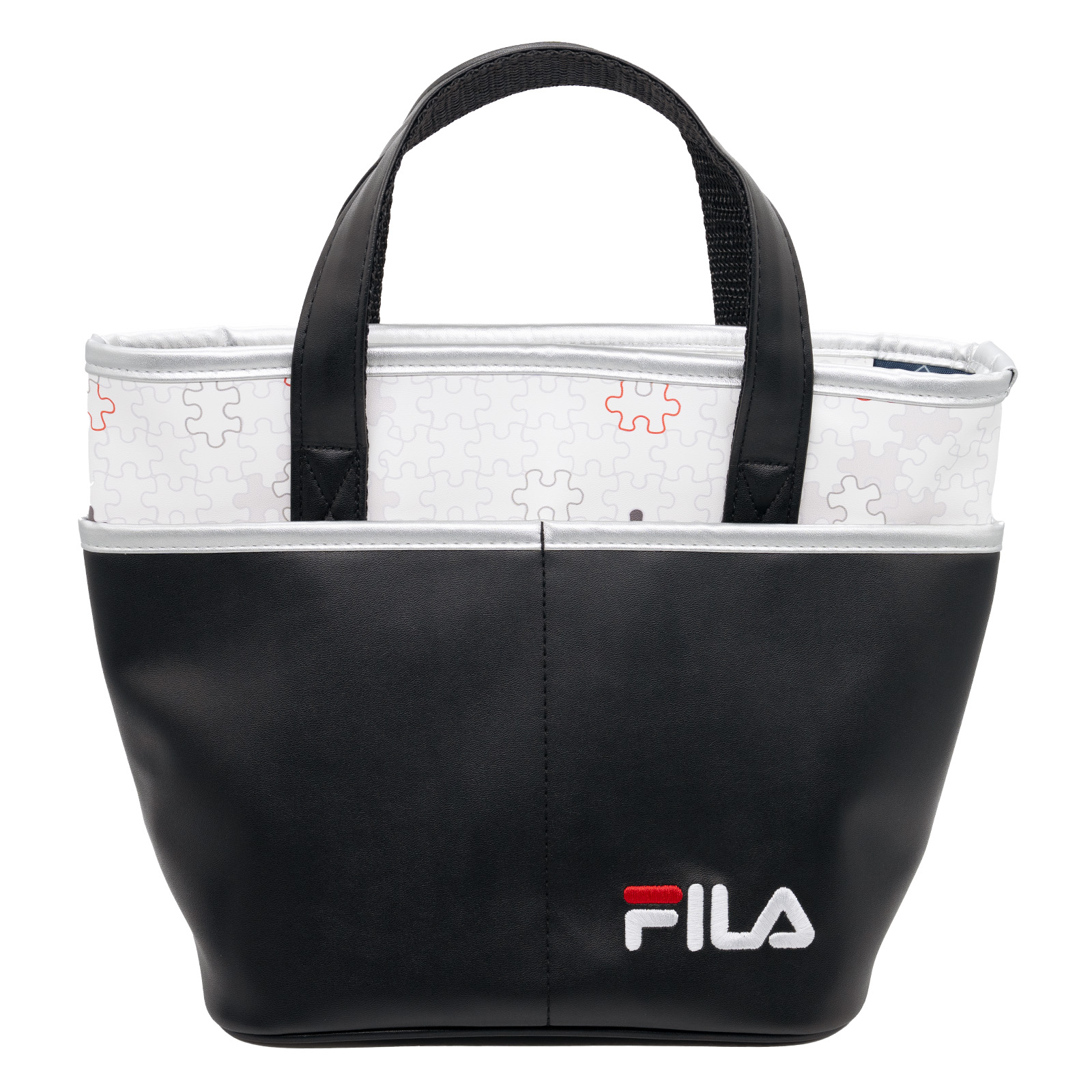 FILA GOLF ジグソー柄 ミニトートバッグ FL-JZMT-X : ワールド