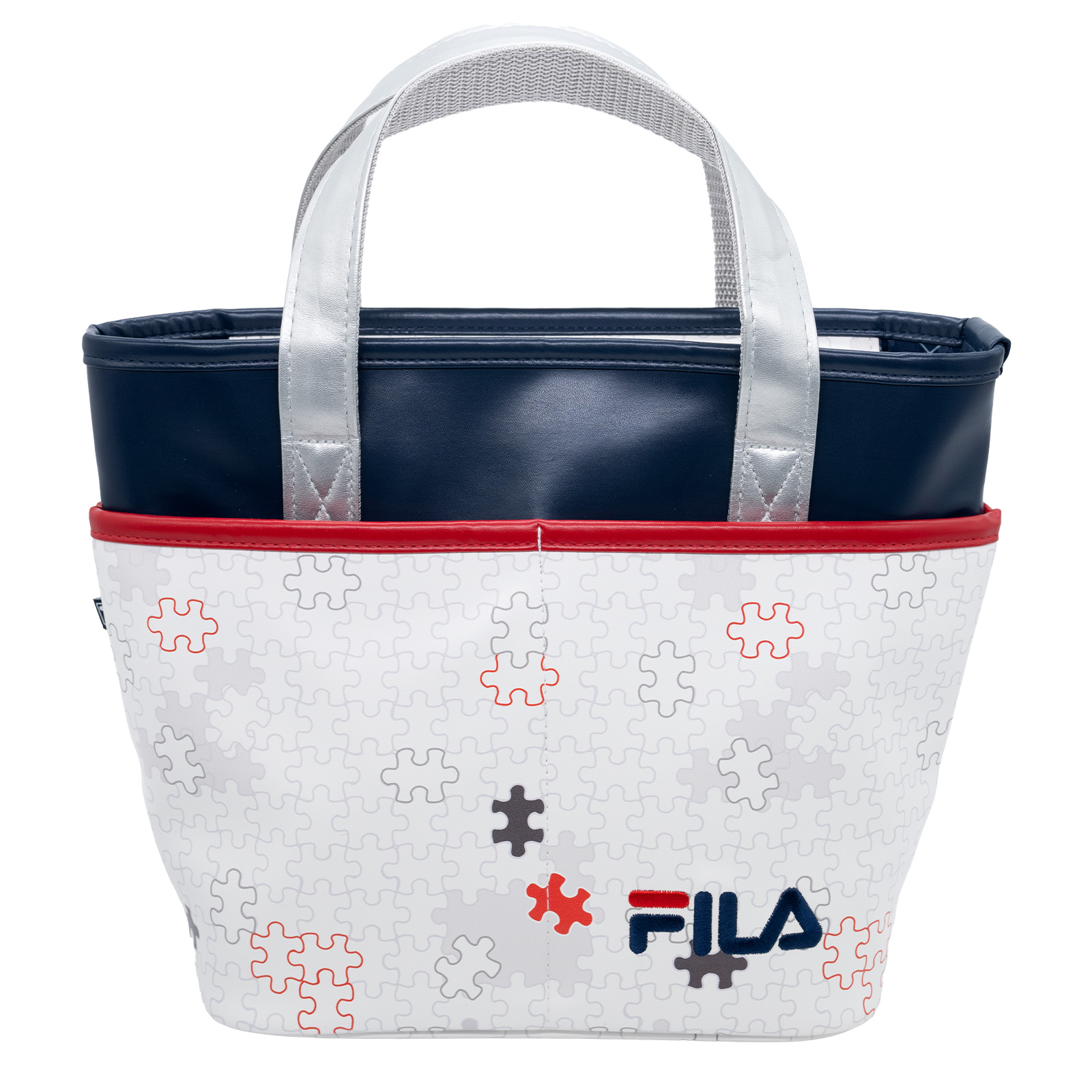 FILA GOLF ジグソー柄 ミニトートバッグ FL-JZMT-X : ワールド