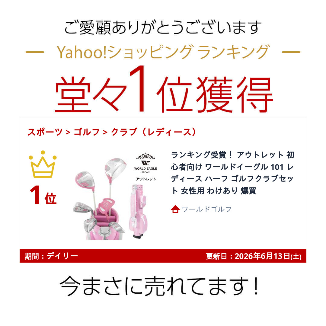 WORLD EAGLE ランキング受賞！ アウトレット 初心者向け ワールド