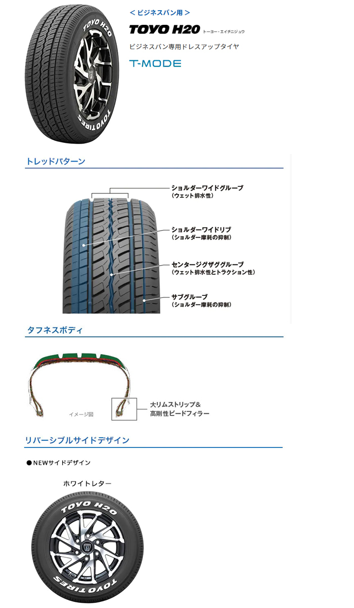 TOYO TIRES（トーヨータイヤ） 215/65R16C 109/107R 8PR トーヨー TOYO