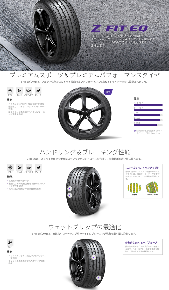 2023年製 235/35R19 91Y XL ハンコック Laufenn Z FIT EQ LK03 サマー