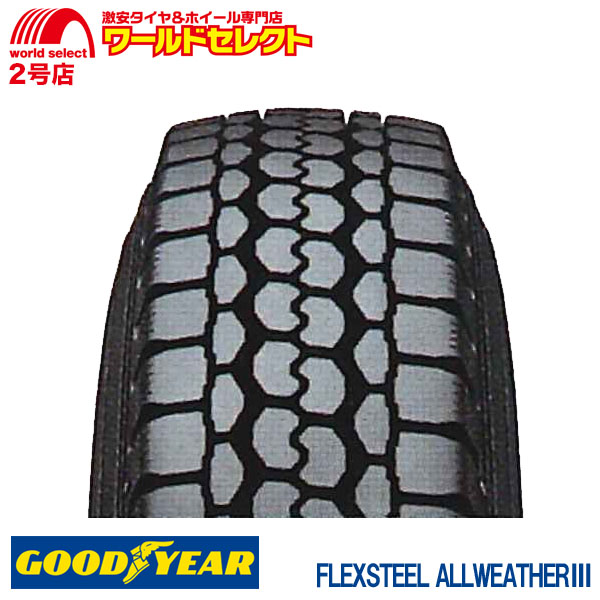 4本セット オールシーズンタイヤ 6.50R16 10PR LT T/T グッドイヤー FLEXSTEEL ALLWEATHERIII 新品 GOODYEAR チューブタイプ バン ライト 小型トラック用 :faw3 6501610 4:ワールドセレクト2号店