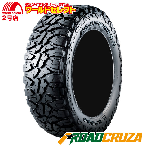 サマータイヤ LT225/75R16 115/112Q 10PR ROADCRUZA ロードクルザ RA3200 M/T オフロード SUV用 OWL アウトラインホワイトレター マッドテレーン :ra3200 225751610pr 1:ワールドセレクト2号店