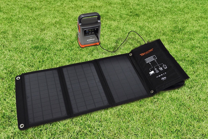 パワーステーションコンパクト 21Wソーラーパネル セット 屋外 アウトドア キャンプ 防災