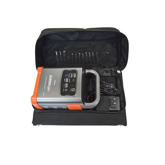 専用キャリングケース付き パワーステーションコンパクト 持ち運び 収納 防災 アウトドア