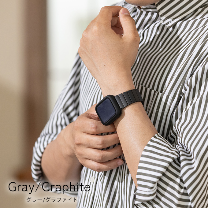 アップルウォッチ バンド apple watch ベルト チタン 40mm 41mm 42mm 44mm 45mm 46mm 11 10 9  se ステンレス メンズ ビジネスの画像