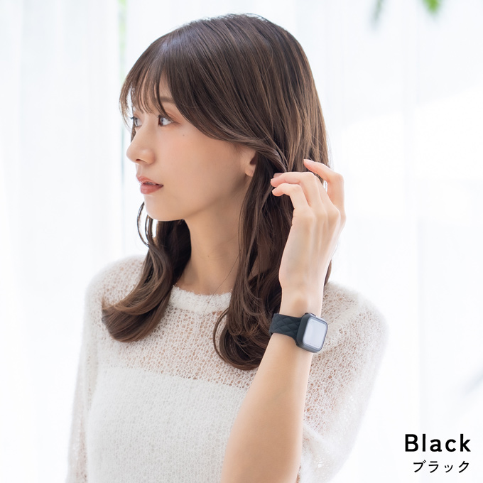 アップルウォッチ バンド apple watch ベルト シリコン ラバー キルティング 40mm 41mm 42mm 44mm 45mm 46mm 11 10 9  se おしゃれ かわいい マトラッセ | Apple Watch | 01