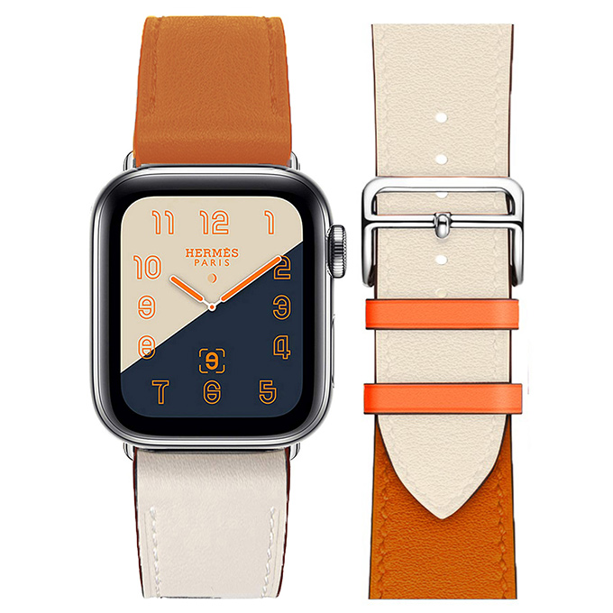 クーポン利用で1000円OFF Apple Watch8 HERMES 純正レザーバンド 新品