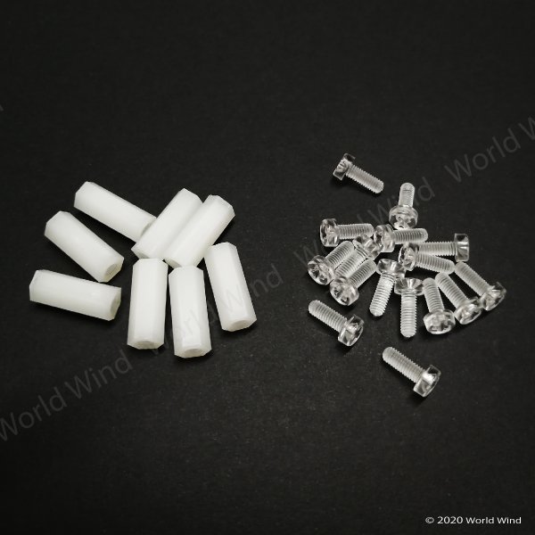 プラスチック 六角スペーサー M3 L15 8組 : World Wind - 通販 - Yahoo