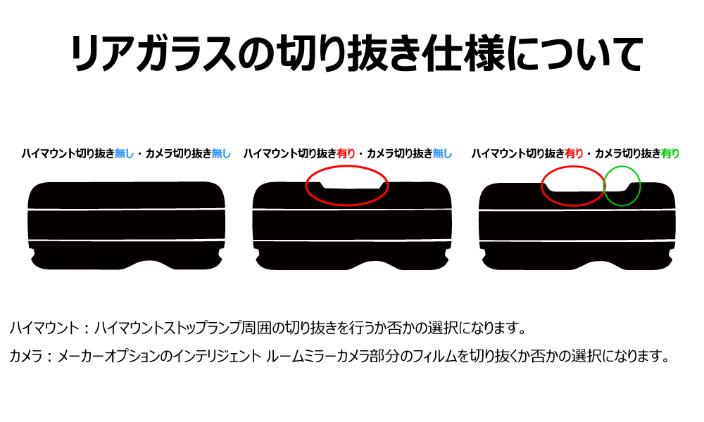 カーフィルム カット済み 車種別 スモーク ミツビシ デリカミニ (BA1A/2A/5A/6A) リアセット | Smork | 02