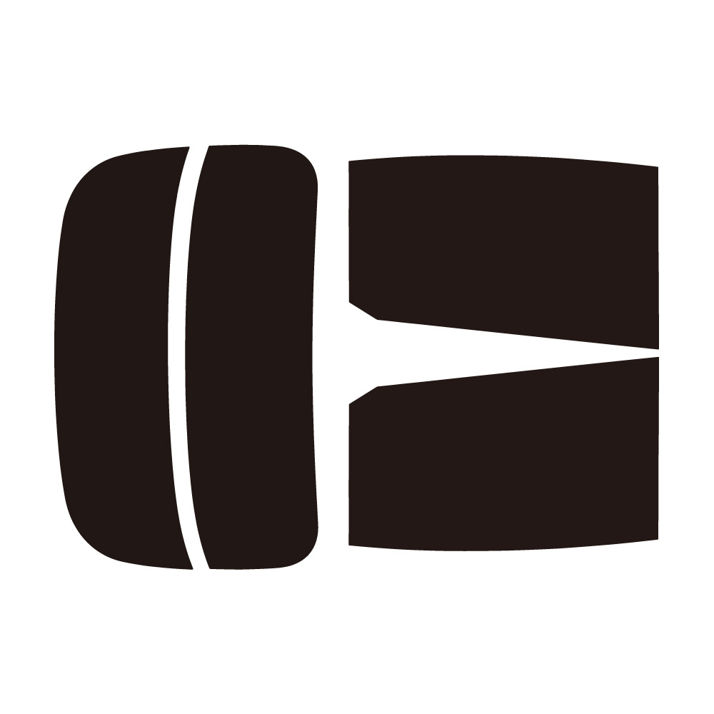 カーフィルム カット済み 車種別 スモーク リーフ (ZE2) リアセット | Smork | 01