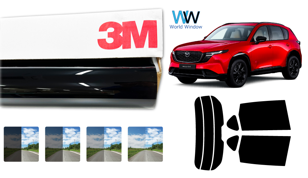 遮熱 スモークフィルム 3M スリーエム セラミックIM マツダ CX-5 (KMYSDP) カット済みカーフィルム | Smork