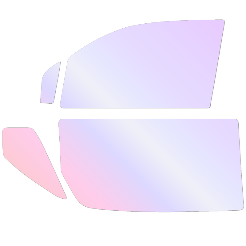 遮熱 オーロラ(グロウゴースト91)  トヨタ スペイド (NCP141) カット済みフィルム フロントドアセット | BRAINTEC | 01