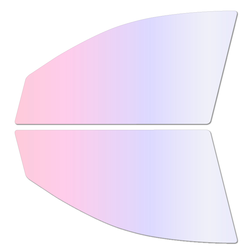 遮熱 オーロラ(グロウゴースト91)  ニッサン フーガ (Y51) カット済みフィルム フロントドアセット | BRAINTEC | 01