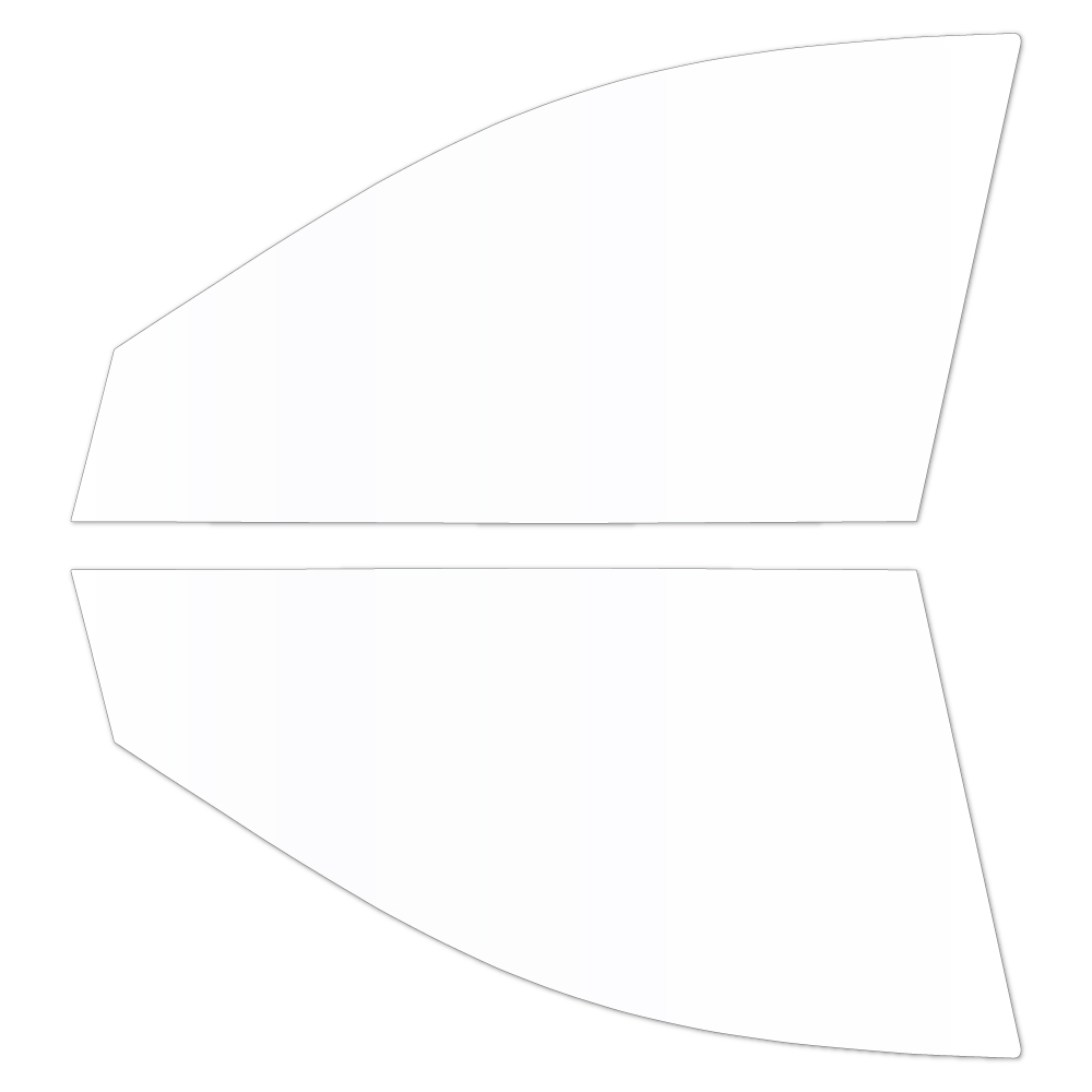 透明遮熱フィルム 3Mクリスタリン90 CX-60 (KH3/5P/3R3P/5S3P) カット済みカーフィルム フロントドア用 | ブランド登録なし | 01