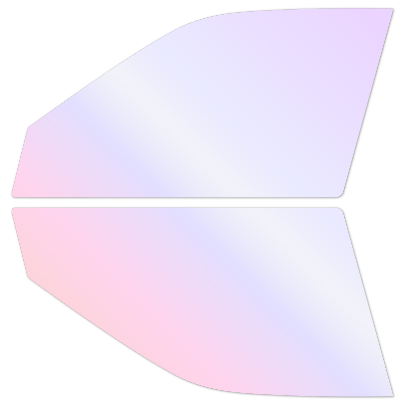 遮熱 オーロラ(グロウゴースト91)  スズキ アルト 5ドア (HA12S) カット済みフィルム フロントドアセット | BRAINTEC | 01