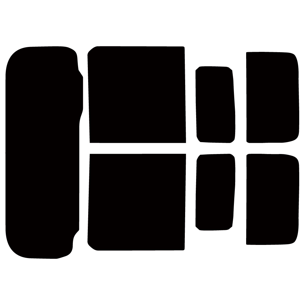 カーフィルム カット済み 車種別 スモーク スズキ ジムニーノマド (JC74W) リアセット | Smork | 01