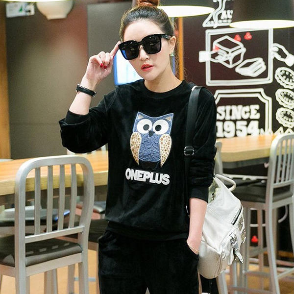 ベロア セットアップ レディース ジャージ上下 スウェット上下 スポーツウェア スエット上下セット ルームウェア 部屋着 パジャマ レディース 秋冬 F-1016 |  | 01