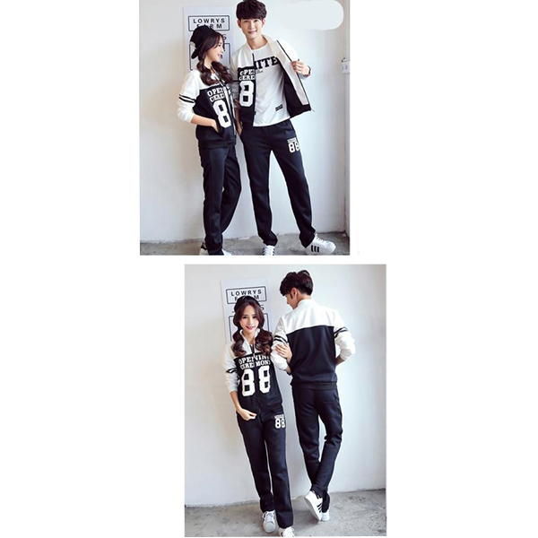 スウェット上下セット ジャージ上下 メンズ レディース ペアルック ルームウェア 部屋着 セットアップ 裏起毛 スポーツ パンツ トップス  2点セット  冬 F-643 |  | 02