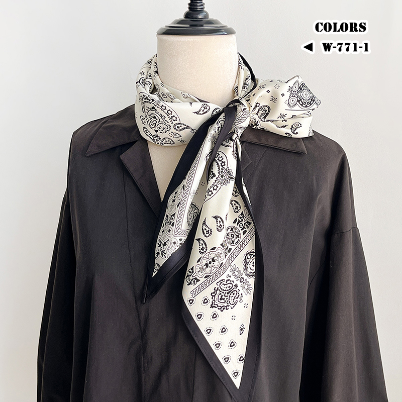 ARNYS スカーフ 3枚セット スカーフ 三角 ストール レディース ペイズリー柄 三角スカーフ 肩掛け