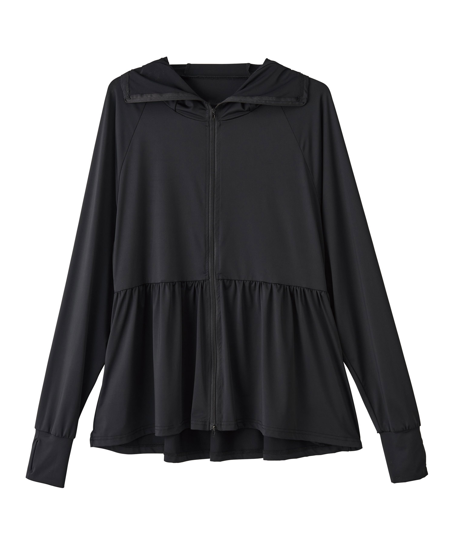 uvo パーカー　ブラック UVO（ウーボ） 9/14まで10%OFFクーポン UVカットパーカー ラッシュ