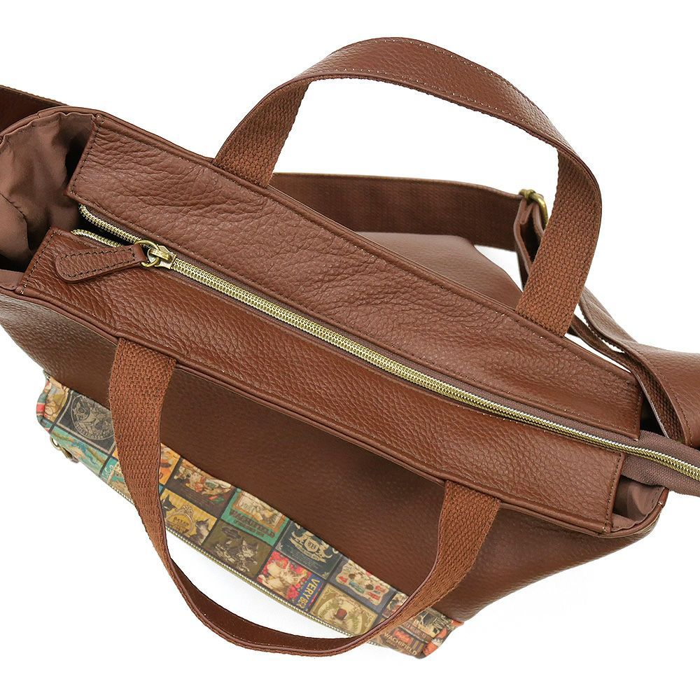 わちふぃーるど（WachiField） レトロアートレザー2WAYバッグ わち