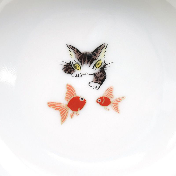 九谷焼4号鉢 金魚 わちふぃーるど ダヤン : わちふぃーるど Yahoo!店