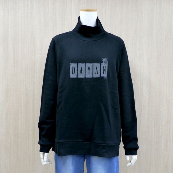 わちふぃーるど　ダヤン　ハイネックニット　M わちふぃーるど ハイネックSW M DAYAN 黒 わちふぃーる