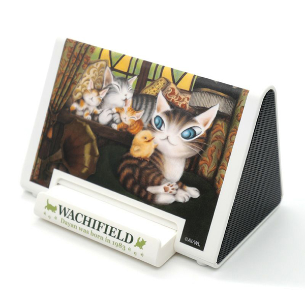 置くだけスマホスピーカー アルス わちふぃーど ダヤン ネコグッズ