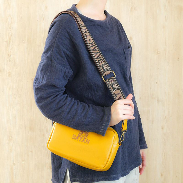 いま人気のアイテム レザーダヤンミニショルダー2 黄色 わちふぃーるどダヤン : わち ショルダーパッド