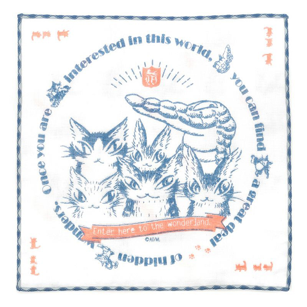 専用　三重ガーゼハンカチ　おふろ猫　マルト　ひよこ　わちふぃーるど　ダヤン　猫 わちふぃーるど 6重ガーゼハンカチ バディ ダヤン ネコグッズ : わちふ