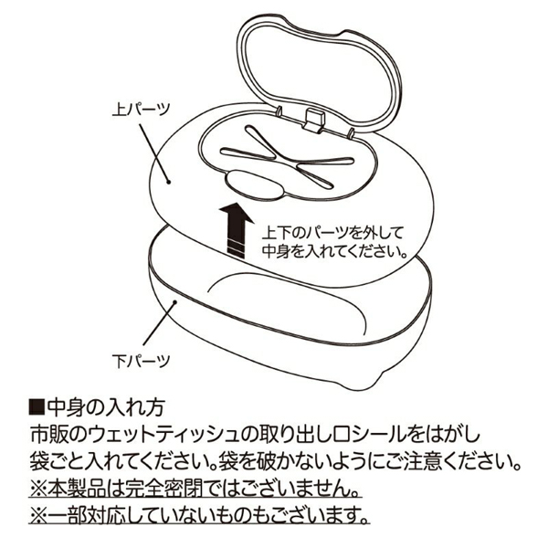 ウェットティッシュケース 旅BABY わちふぃーるどダヤン ネコ