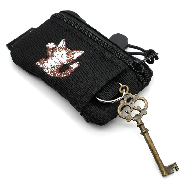 コーデュラキー小銭ケース またね わちふぃーるど ダヤン ネコ : わち