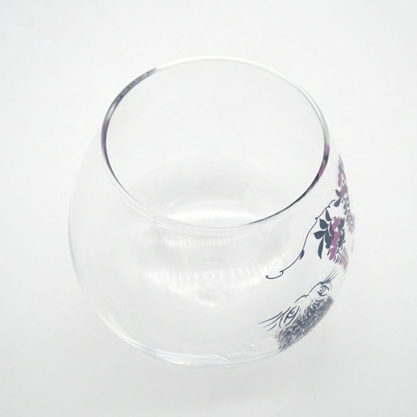 ゆらゆらグラス 藤ダヤン わちふぃーるどダヤン ネコグッズ : わちふぃ