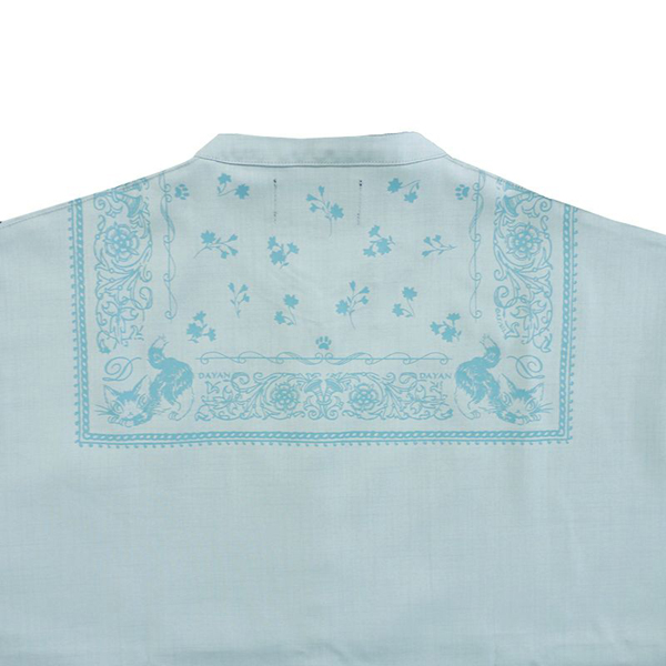ダヤン  服  わちふぃーるど  バンダナ柄ＢＯＸシャツ  水浅葱  フリーサイズ シャツ バンダナ柄BOXシャツ F 水浅葱 | わちふぃーるどオンライン