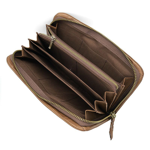 わちふぃーるど（WachiField） やわらかD長財布 こげ茶 ダヤン 財布 