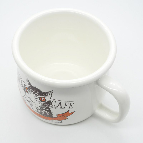 ホーローマグ カフェ わちふぃーるど ダヤン ネコグッズ : わちふぃー