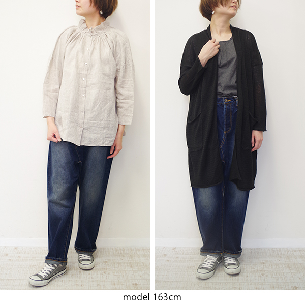 デニムパンツ サルエルパンツ オシャレ 青 紺 オフホワイト |  | 05