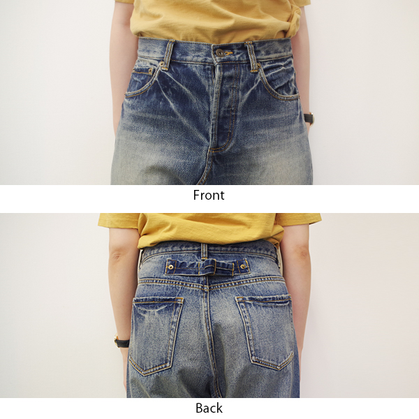 デニムパンツ サルエルパンツ オシャレ 青 紺 オフホワイト |  | 06