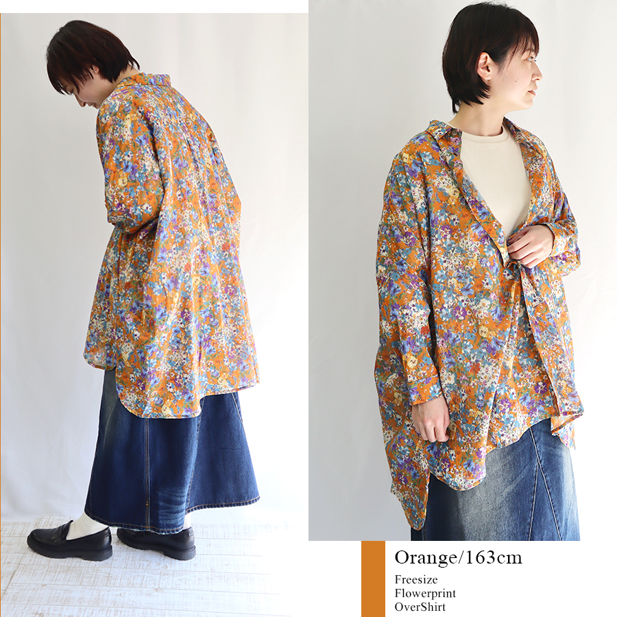 フラワープリントオーバーシャツ【ICHI　イチ】 |  | 03
