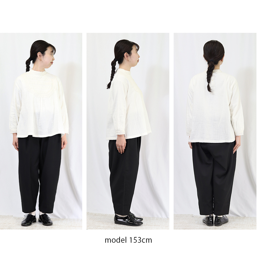 Fanaka ダブルガーゼアンティーク風ブラウス |  | 07