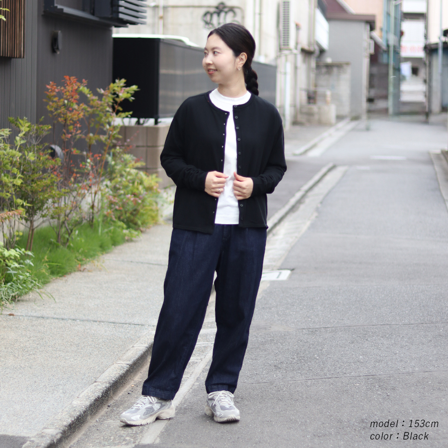 コットン裏毛カーディガン　ichi　綿100％ |  | 04