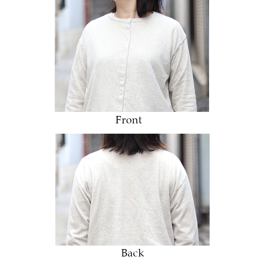 コットン裏毛カーディガン　ichi　綿100％ |  | 05