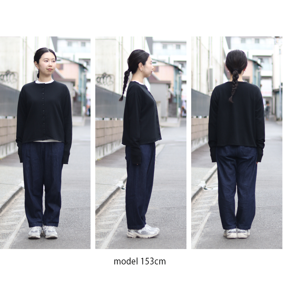 コットン裏毛カーディガン　ichi　綿100％ |  | 08