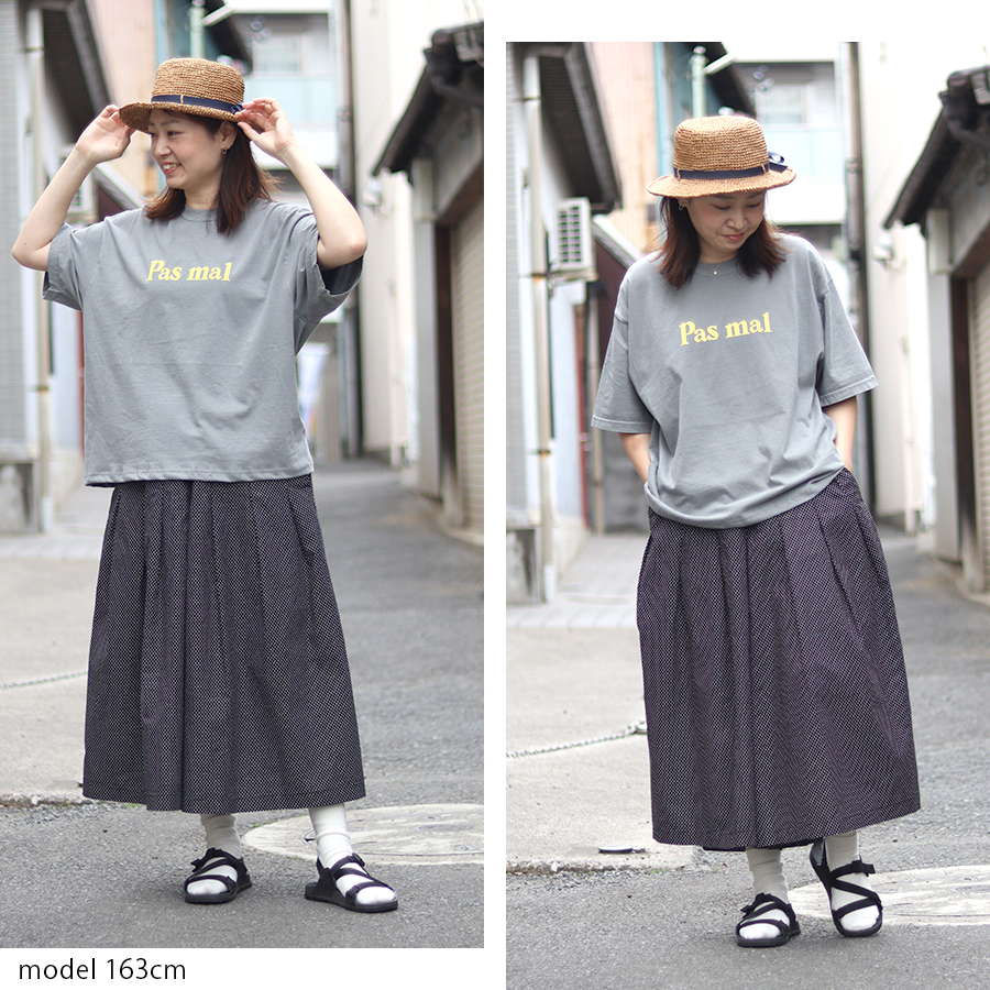 ●251249●ロゴプリントピグメントTシャツ【ICHI/イチ】 |  | 09