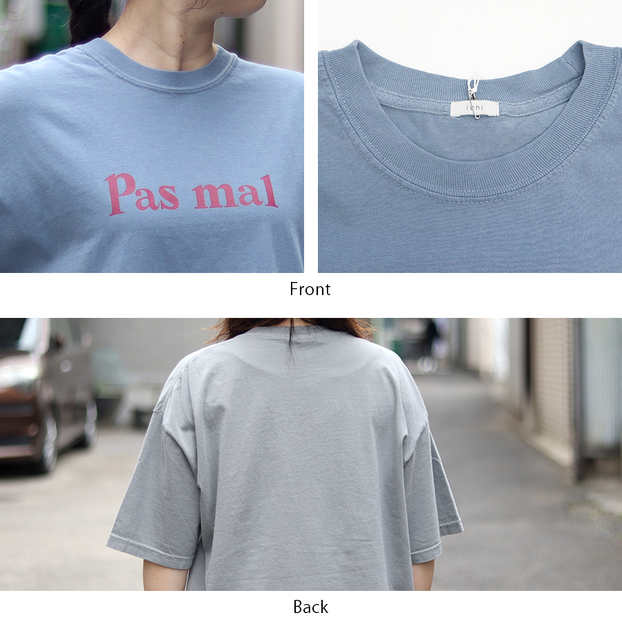 ●251249●ロゴプリントピグメントTシャツ【ICHI/イチ】 |  | 05