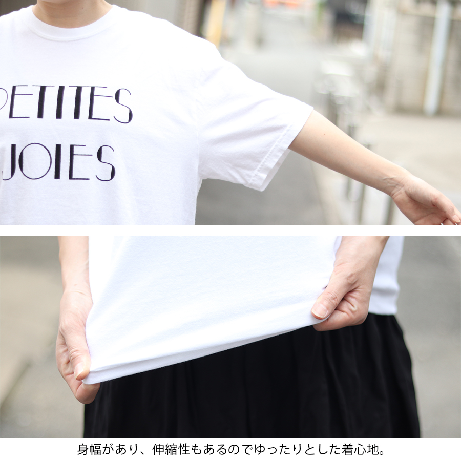 コットンピグメントTシャツ　PETITES　JOIES 【ICHI／イチ】ロゴT 半袖 五分袖 |  | 06